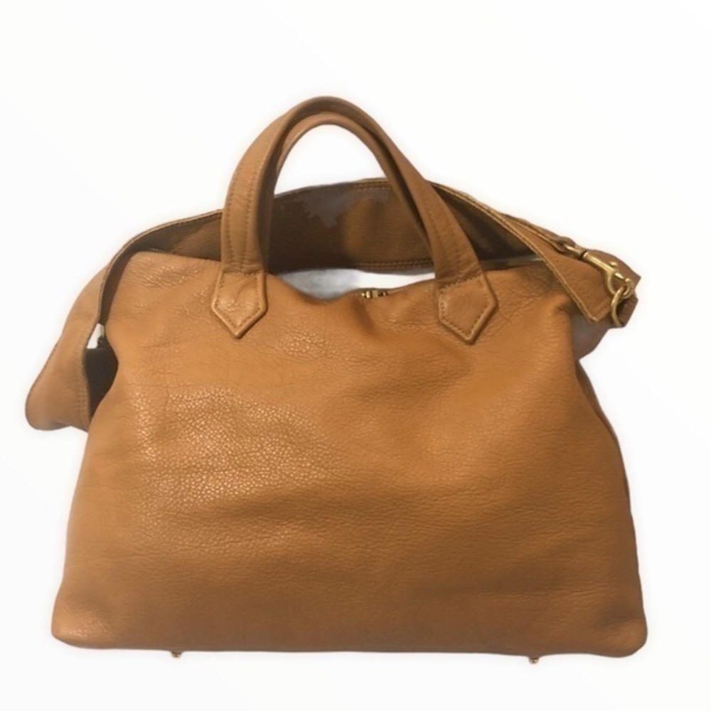Laura Dasso light brown leather bag